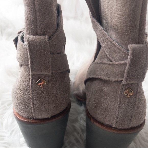 KATE SPADE New York Tan Suede Boots Women Size 10 - Picture 6 of 12